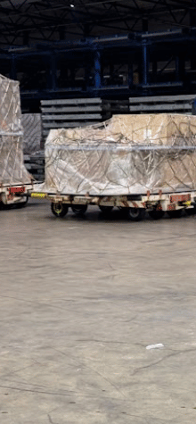 Special cargo handling in an air freight terminal